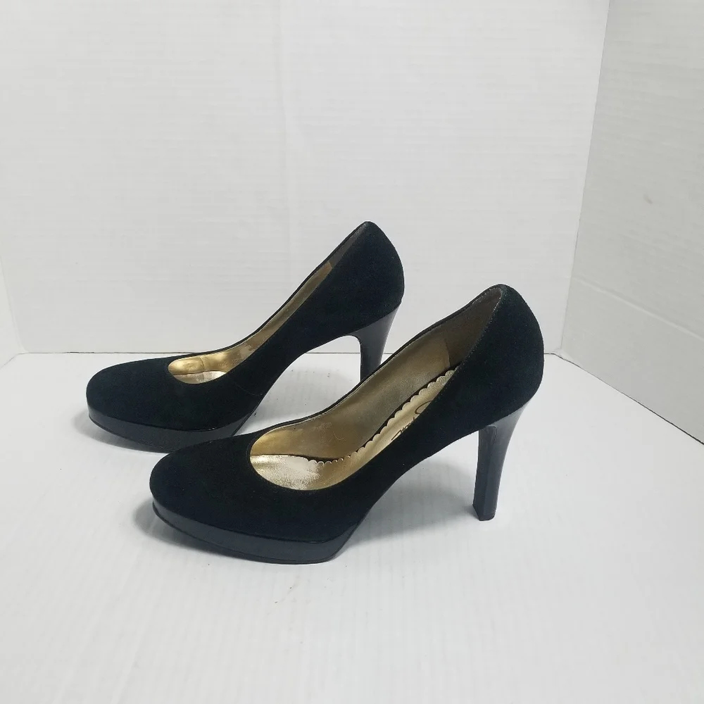 JESSICA SIMPSON WOMEN'S BLACK HIGHS SIZE 7.5